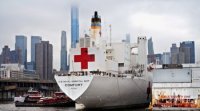 ABŞ-ın nəhəng xəstəxana gəmisi Nyu-Yorkdan alqışlarla yola salındı